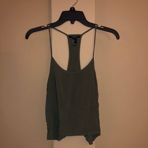 Cropped Green Tank Top